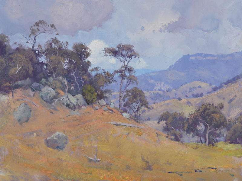Valley Out Crop Little Hartley 45 x 60cm